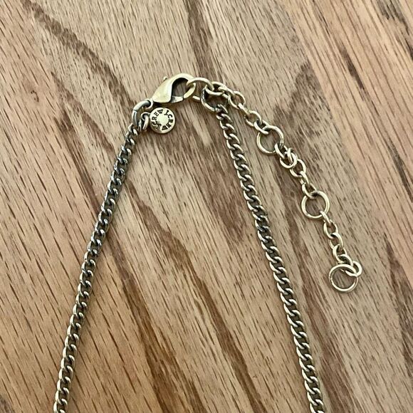 J.Crew | Orange Pendant Statement Necklace | 17” Adjustable - Picture 4 of 4